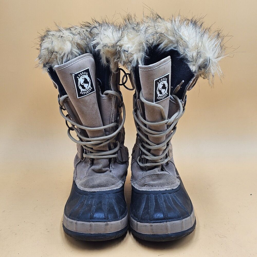 Rugged Exposure Thermolite Snow Boots Women Size 6
